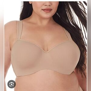 NEW Le Mystère Dream Tisha Full Figure T-Shirt Bra In Natural Size 44C NWT
